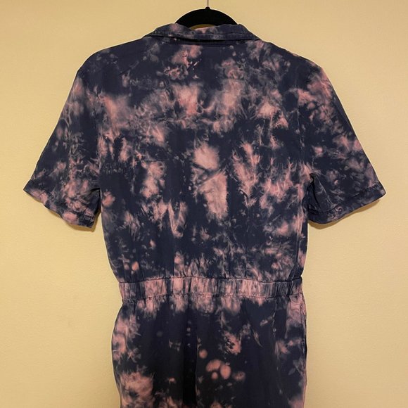 *One of a kind* Urban Outfitters Lucy Collared Button-Front Jumpsuit - Picture 6 of 12